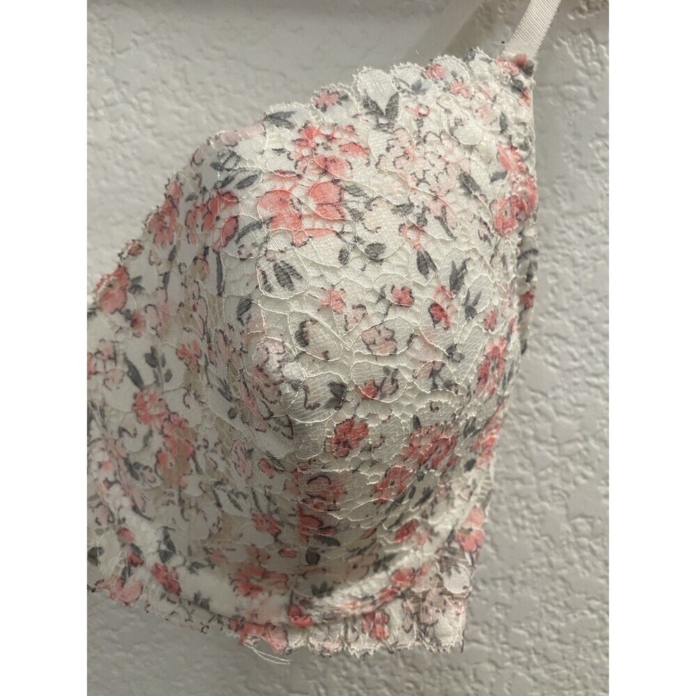 Laura Ashley Intimates Floral Lace Underwire Bra 36C - Picture 2 of 9